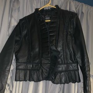 Moda maria leather jacket